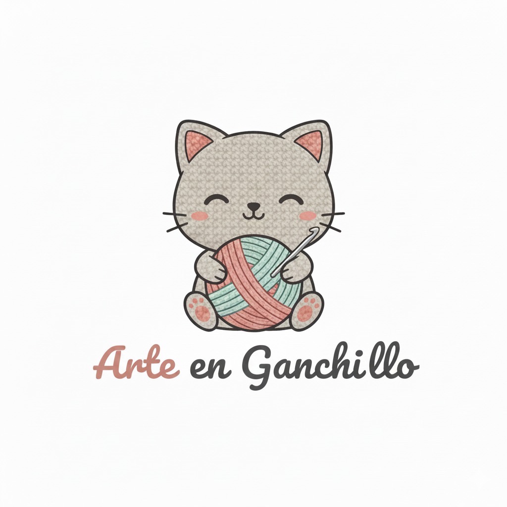 Detalle de manos tejiendo a ganchillo